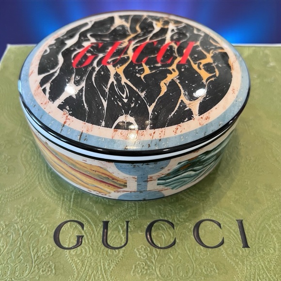 Gucci NWT White Ceramic Dish - Picture 1 of 6
